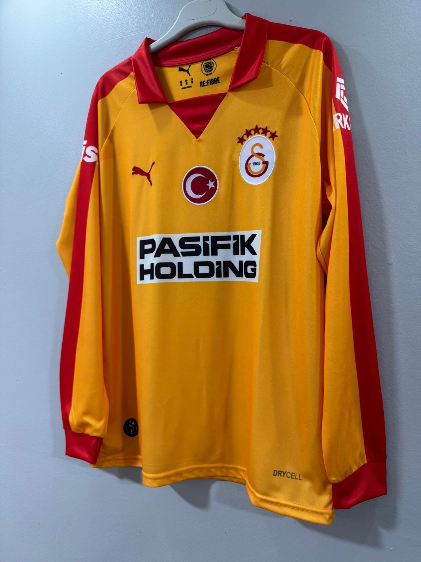 GALATASARAY SARİ RETRO YENİ UZUN KOL