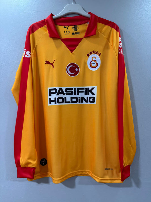 GALATASARAY SARİ  RETRO YENİ UZUN KOL