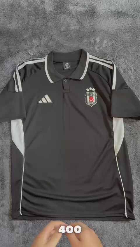 Beşiktaş 2026 POLO YAKA ANTRENMAN FORMASI  SİYAH  ( PREMİUM KALİTE )